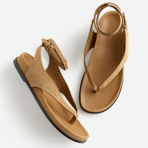 The Eleni Ankle Wrap Thong Sandal in Embellished - Picture 1 of 3